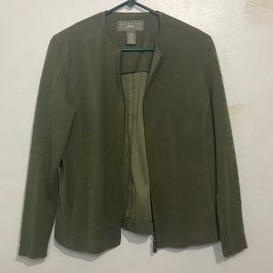Size 8P Women's Norton McNaughton Olive Green Jacket